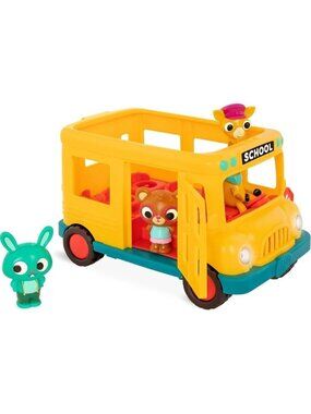 🆕 School Bus Yellow Bonnie's Musical Lights Sounds Toddlers Vehicle Kids Toys